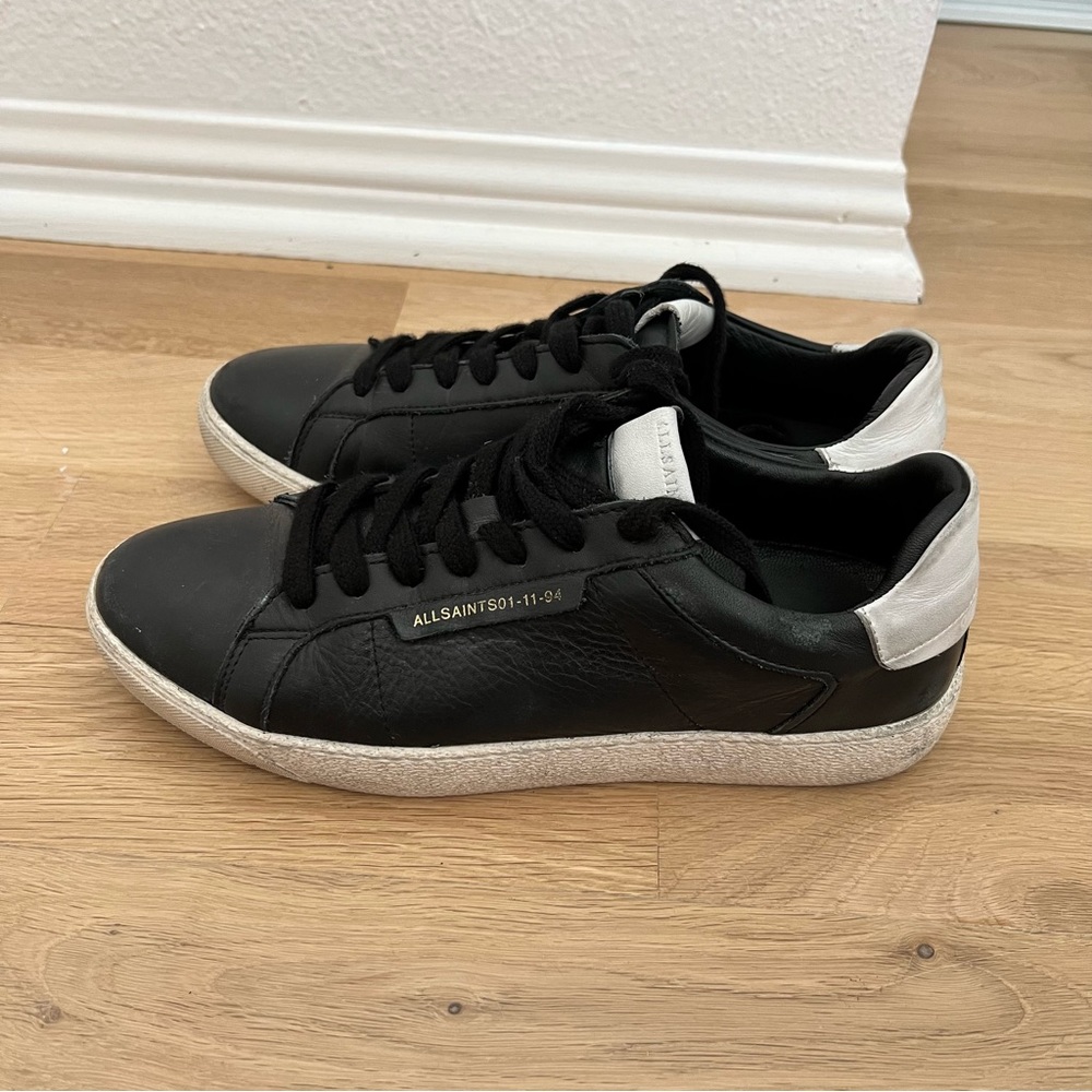 ALLSAINTS Black and white sneakers